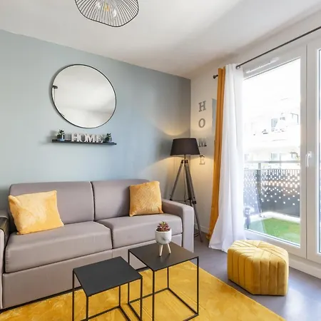 The Sunshine- Appart Cosy Proche Paris-Disney Avec Parking Prive Dans Residence Meaux Buitenkant foto